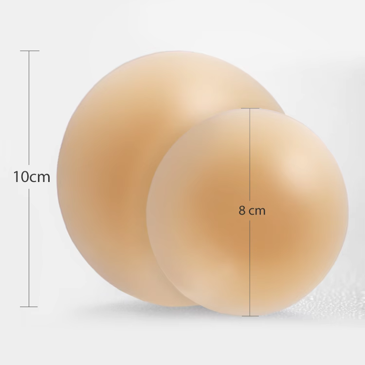 Silicone adhesive-free nipple covers – invisible, skin-friendly, for strapless and backless outfits