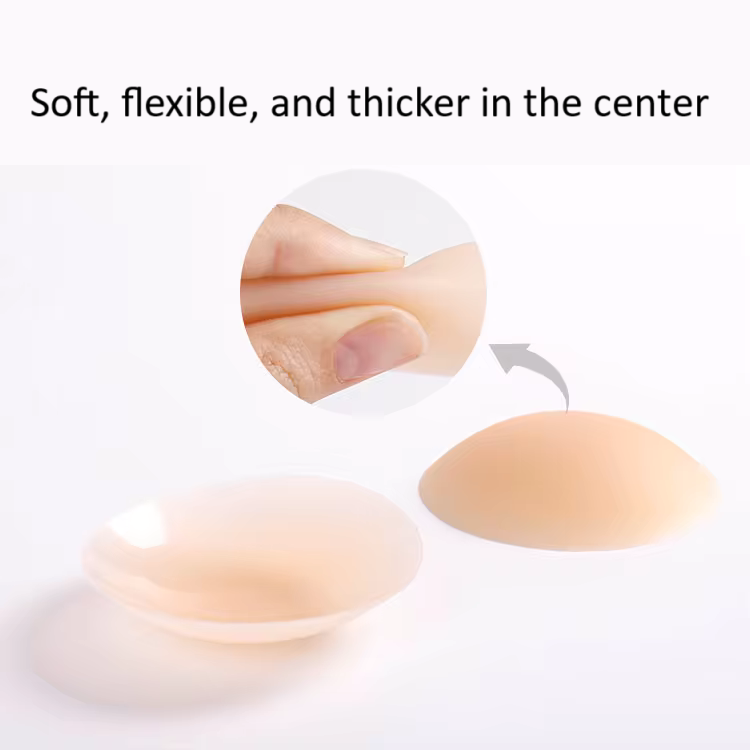 Silicone adhesive-free nipple covers – invisible, skin-friendly, for strapless and backless outfits