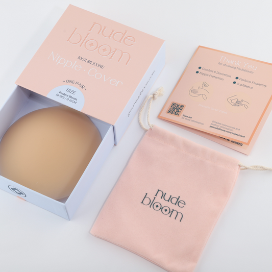 Silicone adhesive-free nipple covers – invisible, skin-friendly, for strapless and backless outfits